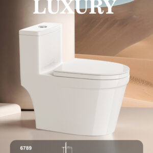 Bồn Cầu Cao Cấp Nắp UF L’ALPINA LAL-6789W