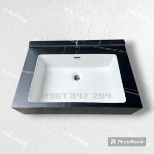 Bàn đá Lavabo tràn viền L'ALPINA LAL-BĐ1T-M02-TV