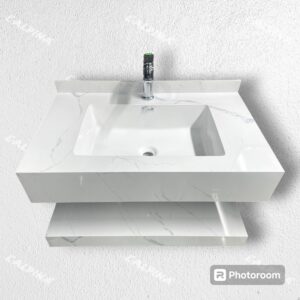 Bàn đá Lavabo tràn viền L'ALPINA LAL-BĐ-K08