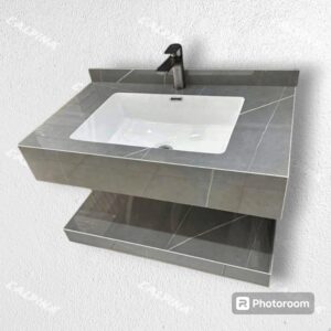 Bàn đá Lavabo tràn viền L'ALPINA LAL-BĐ-K05